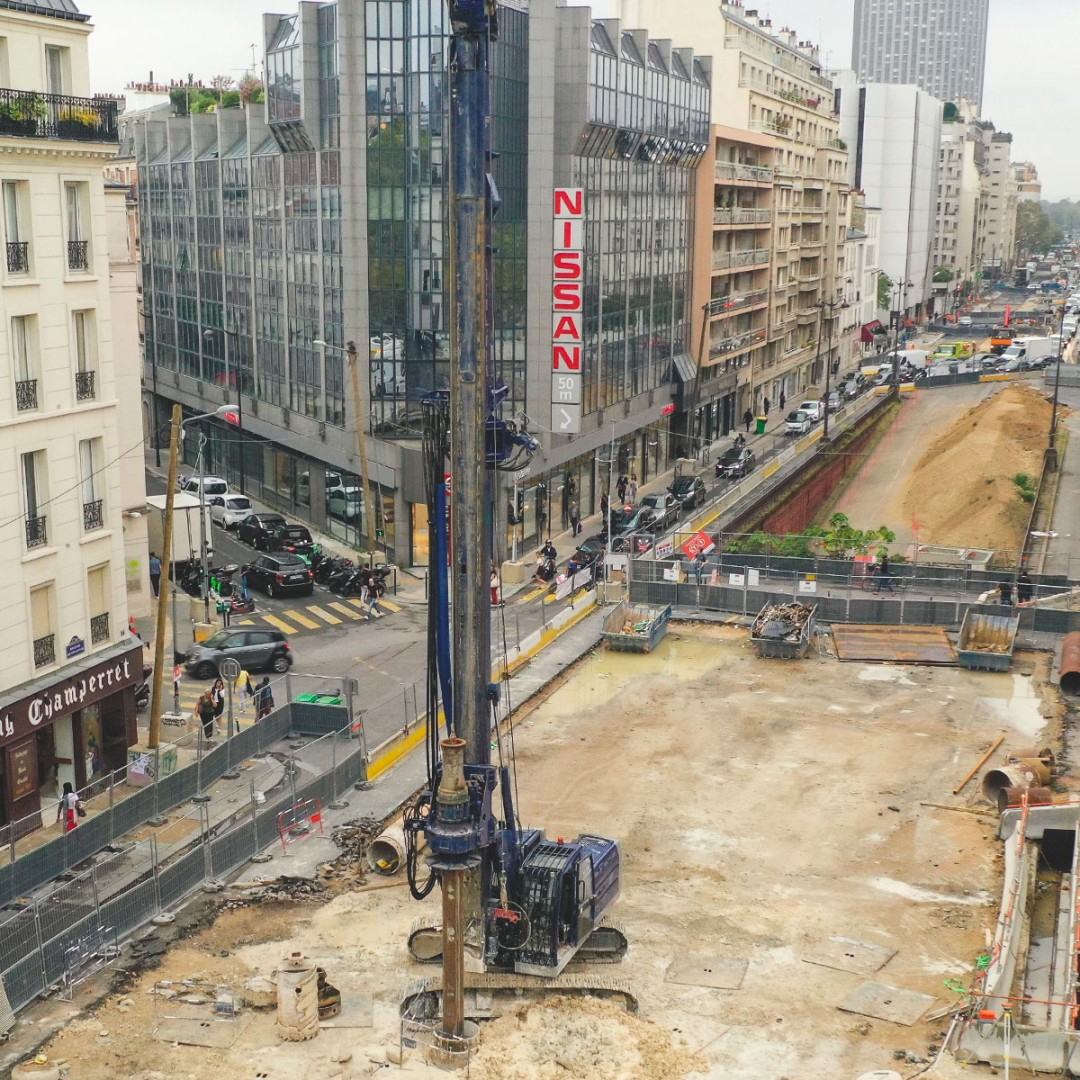Suivi de chantier par drone à Paris dans le 17ème arrondissement