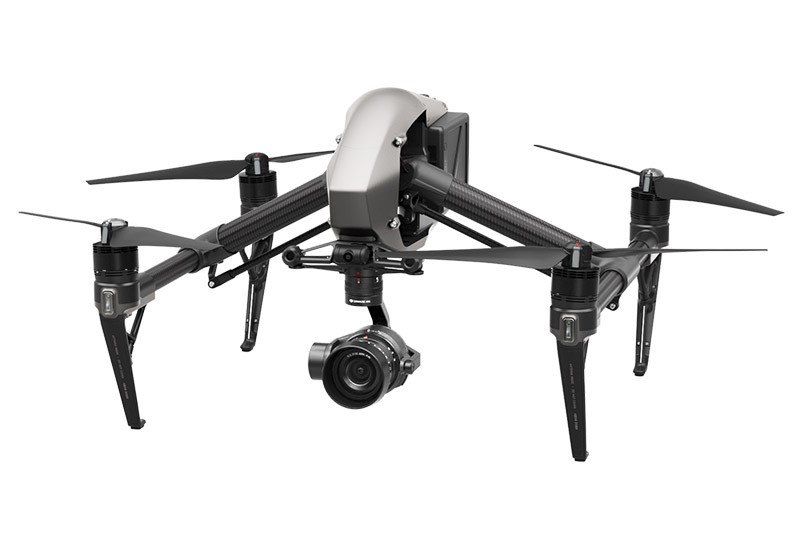 Le drone quadricoptère DJI Inspire 2